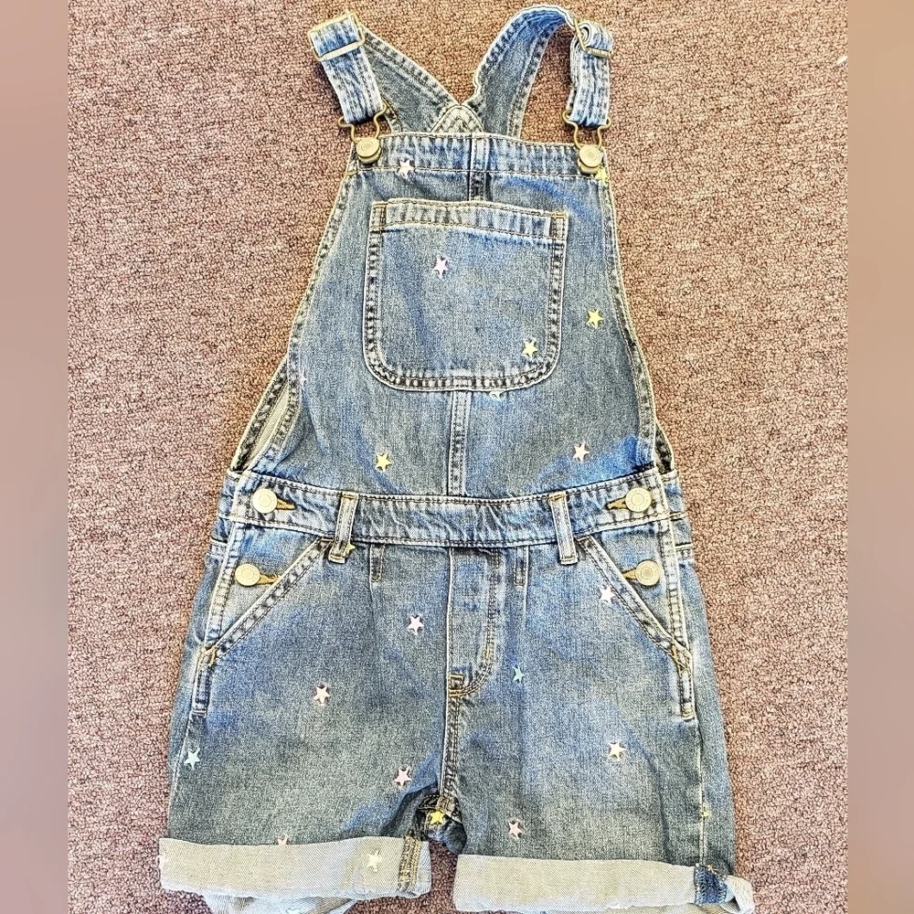 GAP Kids Denim Stars Jean Jumper Jumpsuit